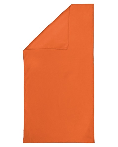 2 x fleuresse Sport Duschtuch 90x180 cm High-Tech-Reise Duschtuch 3450-3 orange