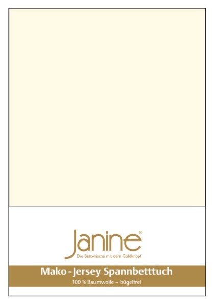 Janine Mako Jersey Spannbetttuch Bettlaken 180 - 200 x 200 cm OVP 5007