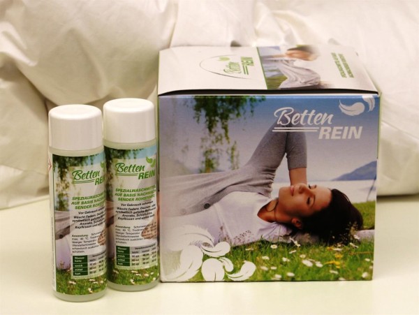 Bettenrein Spezialwaschmittel für Bettwaren, Decken, Kopfkissen, Schlafsäcke uvm